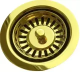 Bone Crusher металлическая горловина LB9143+LB9138, глянцевое золото
