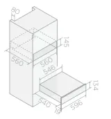ELICA VIRTUS WARM DRAWER 60 PP BL