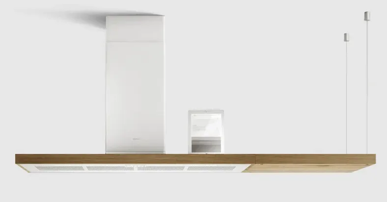 ELICA BIO ISLAND WH/A/120X53 ROVERE