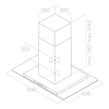ELICA FLAT GLASS IX/A/90
