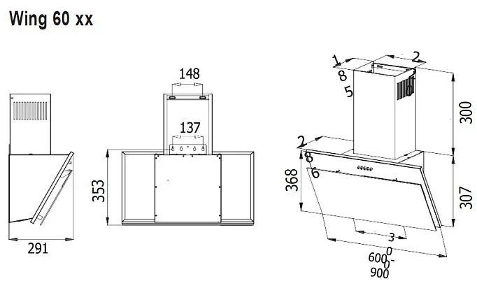 Evelux Wing 60 BG