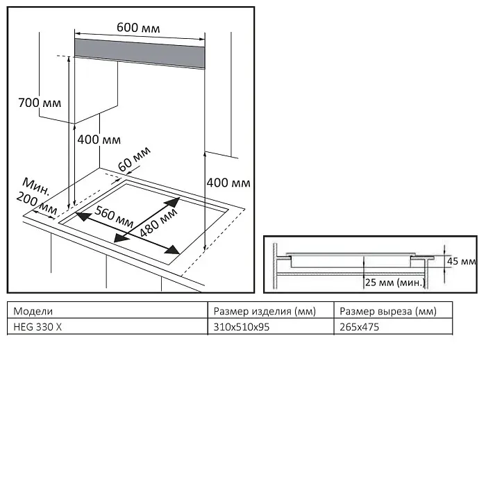 Evelux HEG 330 X