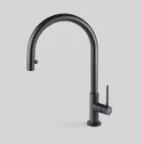 Falmec TREVI ROUND MATT BLACK, смеситель, черный матовый