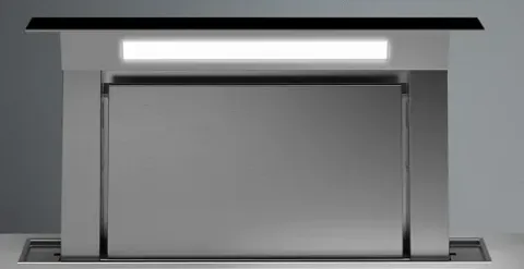 Falmec DOWNDRAFT GLASS BLACK 90