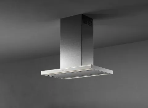 Falmec LUMINA NRS ISOLA GLASS STEEL 90
