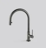 Falmec TREVI ROUND PVD BRUSHED GUN METAL, смеситель, оружейная сталь