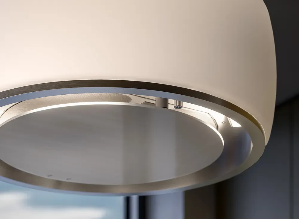 Falmec SOFFIO IS 58 White Satin Glass