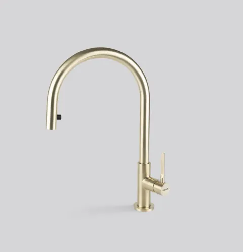 Falmec TREVI ROUND PVD BRUSHED PALE GOLD, смеситель, золото