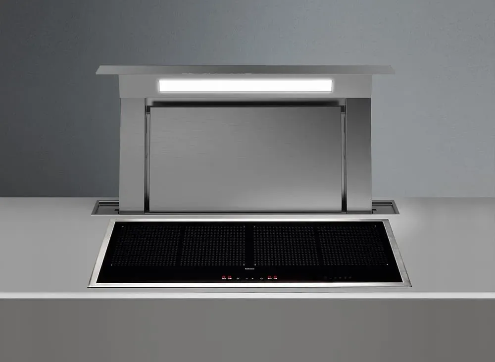 Falmec DOWNDRAFT GLASS STEEL 90