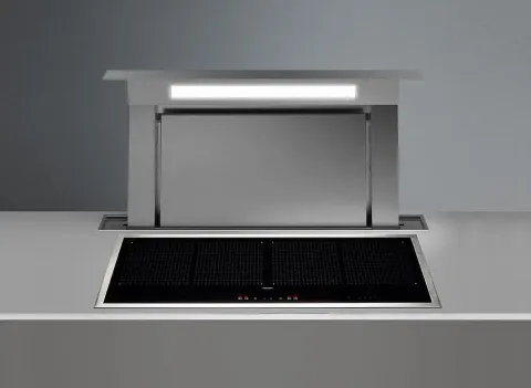 Falmec DOWNDRAFT GLASS STEEL 90