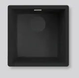 Falmec ISEO 40 CM BLACK, мойка, керамика, черный