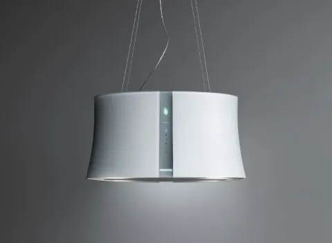 Falmec ZEPHIRO E.ION IS GLASS WHITE