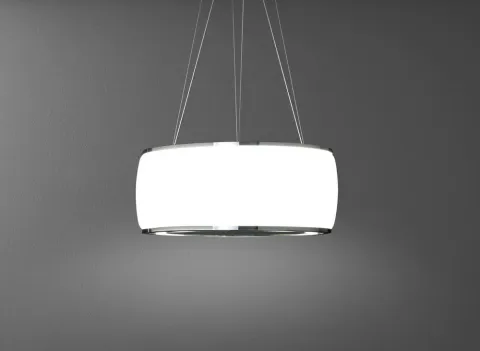Falmec SOFFIO IS 58 White Satin Glass