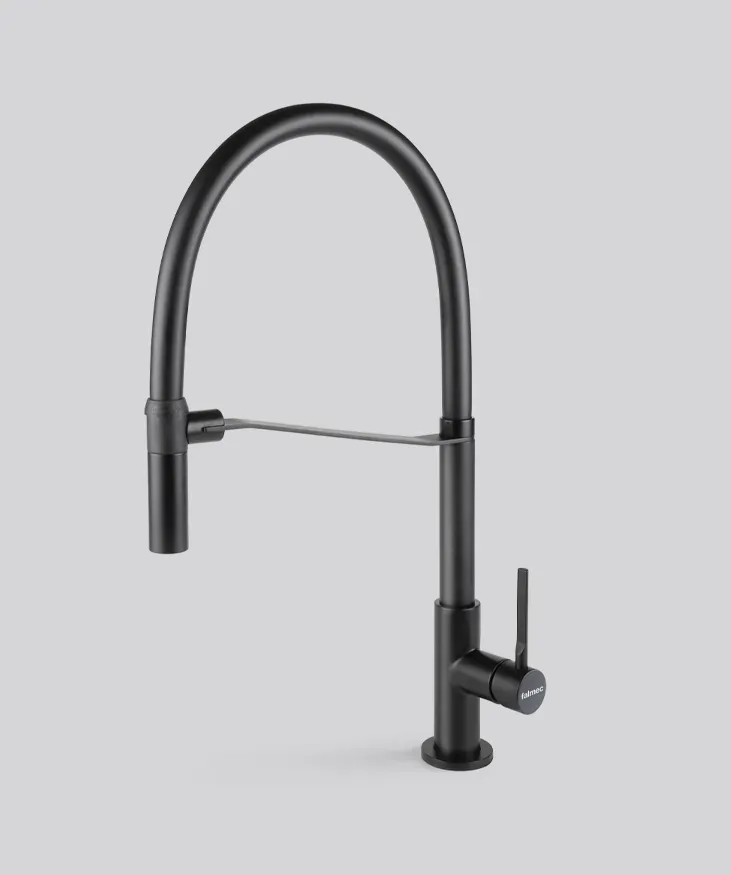 Falmec TREVI PRO MATT BLACK, смеситель, черный матовый
