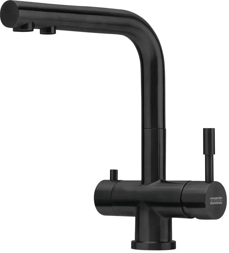 Franke Atlas Clear Water сталь PVD, смеситель, черный матовый
