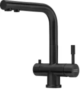 Franke Atlas Clear Water сталь PVD, смеситель, черный матовый