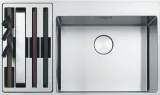 Franke Box Center BWX 220-54-27 TL, мойка, нержавеющая сталь полированная