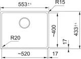 Franke MRG 110-52, мойка, гранит, грифельный серый