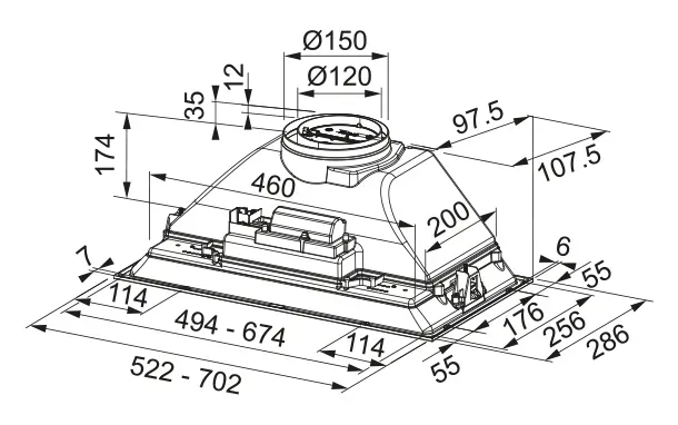 Franke FBI 525 XS HCS
