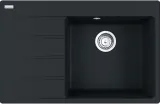 Franke CNG 611/211-78 TL, мойка, гранит, черный матовый, чаша слева