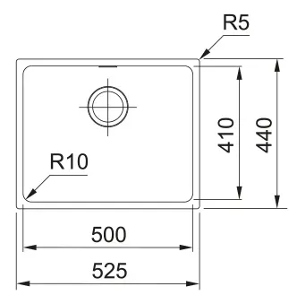 Franke SID 110-50, мойка, гранит, белый