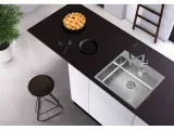 Мойка для кухни NOX 120 540x515x200 в комплекте с интегрированным сифоном (1149937) BRS
