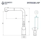 Смеситель кухонный Grandex Aqua Integra-SP (90204912) BEIGE