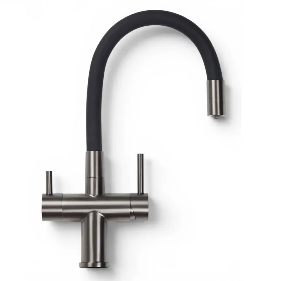 Смеситель кухонный Grandex Aqua Flex (9020383) ANTHRACITE