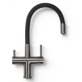 Смеситель кухонный Grandex Aqua Flex (9020383) ANTHRACITE