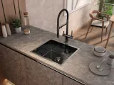Мойка Grandex Aqua PROLINE 49, 490х440х200, (5040603) ANTHRACITE
