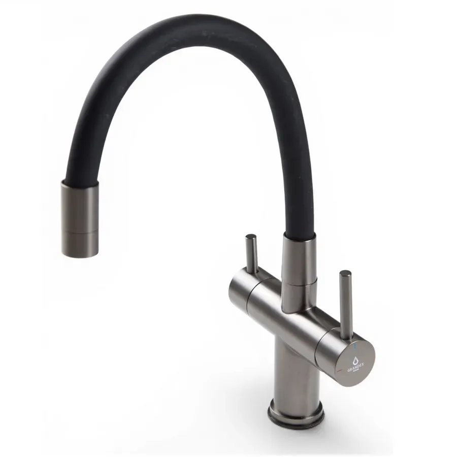 Смеситель кухонный Grandex Aqua Flex (9020383) ANTHRACITE