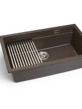 Кухонная мойка Grandex Aqua COMFORT 73U (500306) BLACK METALIC