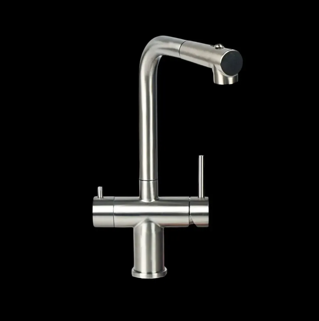 Смеситель кухонный Grandex Aqua Integra-SP SAT (902049) НЕРЖ