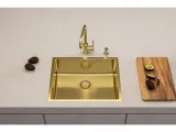 Мойка KOMBINO 50 MONARCH ANTRACITE SAT-90 542X442X195 F/S в компл. с выпуском без сифона ANTHRACITE