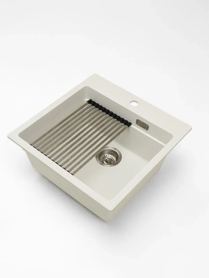 Кухонная мойка Grandex Aqua COMFORT 51F (500406) CONCRETE