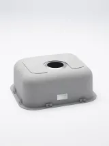 Мойка Grandex Aqua SELECT 36 L, 424х364х200 (слив вдоль длинной стороны), сифон в комплекте (200332) SAT