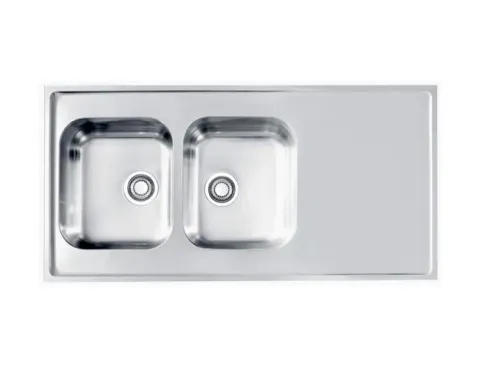 Мойка CLASSIC PRO 100 -90 1200X600 в комплекте с сифоном 1130555 SAT