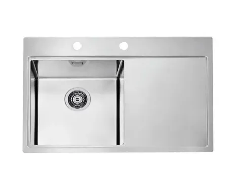 Мойка PURE 40L -90 790X525 левая чаша и правое крыло в компл. с сифоном 1127252 (1103610) KMB