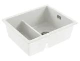 Мойка для кухни OMNI 50 GRANITAL ARCTIC-G11 550x450x198 с сифоном(1150065) G11 ARCTIC