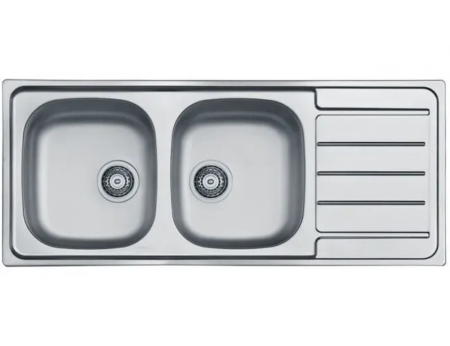 Мойка LINE 100 -90 1160X500 в компл. с сифоном 1130555 NAT