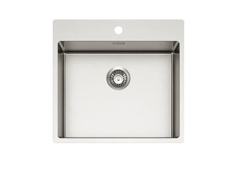 Мойка для кухни NOX 120 540x515x200 в комплекте с интегрированным сифоном (1149937) BRS