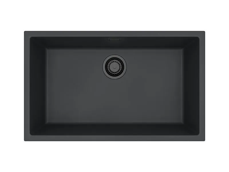 Мойка для кухни OMNI 40 GRANITAL DEEP BLACK-G90 BLACK EDITION 750x450x198 с сифоном(1150064) G11 ARCTIC