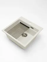 Кухонная мойка Grandex Aqua COMFORT 51F (500406) CARBON