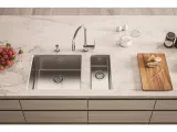 Мойка KOMBINO 10 -90 180X400X144 в комплекте с сифоном 1130550 (1100233) SAT