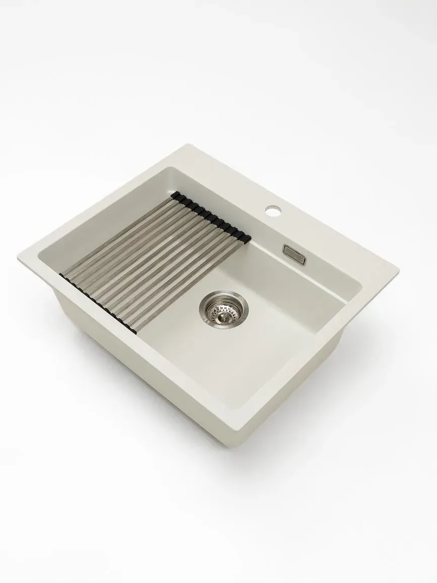Кухонная мойка Grandex Aqua COMFORT 60F (500506) ARCTIC