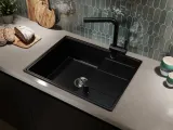 Кухонная мойка Grandex Aqua TOPLINE 65F (600315) CARBON