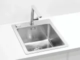 Мойка PURE 10 KMB-90 405X525 в компл.с сифоном 1127252(1103607) Брашированная сталь