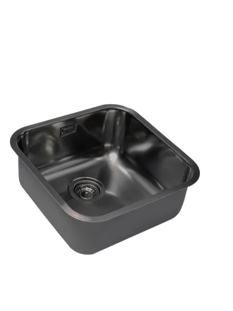 Мойка Grandex Aqua SELECT 44, 445х445х200, сифон в комплекте (2003333) ANTHRACITE
