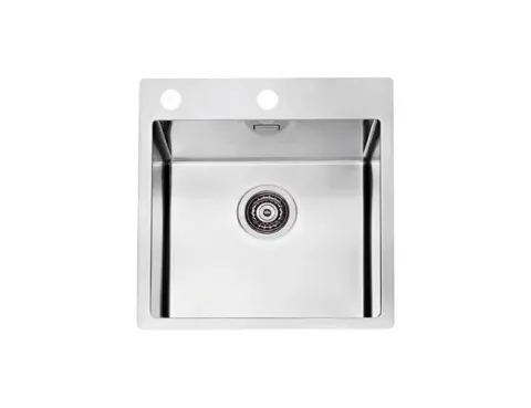 Мойка PURE 20 -90 465X525 в комплекте с сифоном 1127252 (1103608) KMB