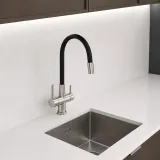 Смеситель кухонный Grandex Aqua Flex (902038) SAT